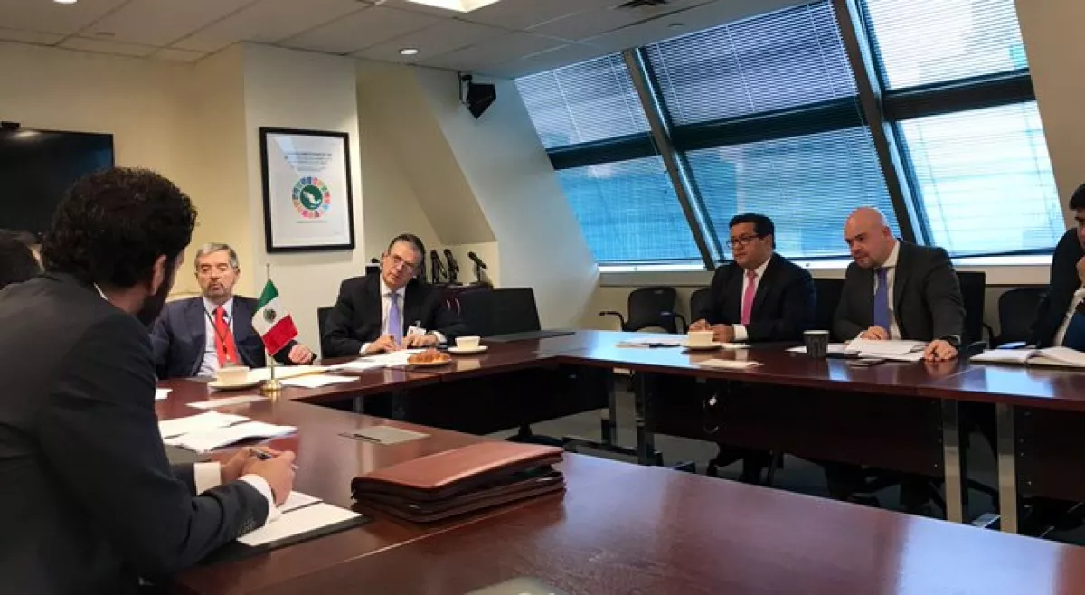 Misión. Reunión de la comisión de mexicanos en la ONU.