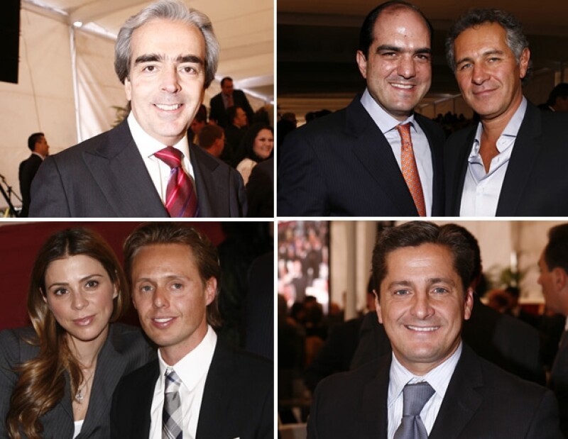 Al cumpleaños del arzobispo Antonio Chedraoui llegaron Lorenzo Lazo, Daniel Karam, Juan Carlos Peralta y Alejandro Basteri.