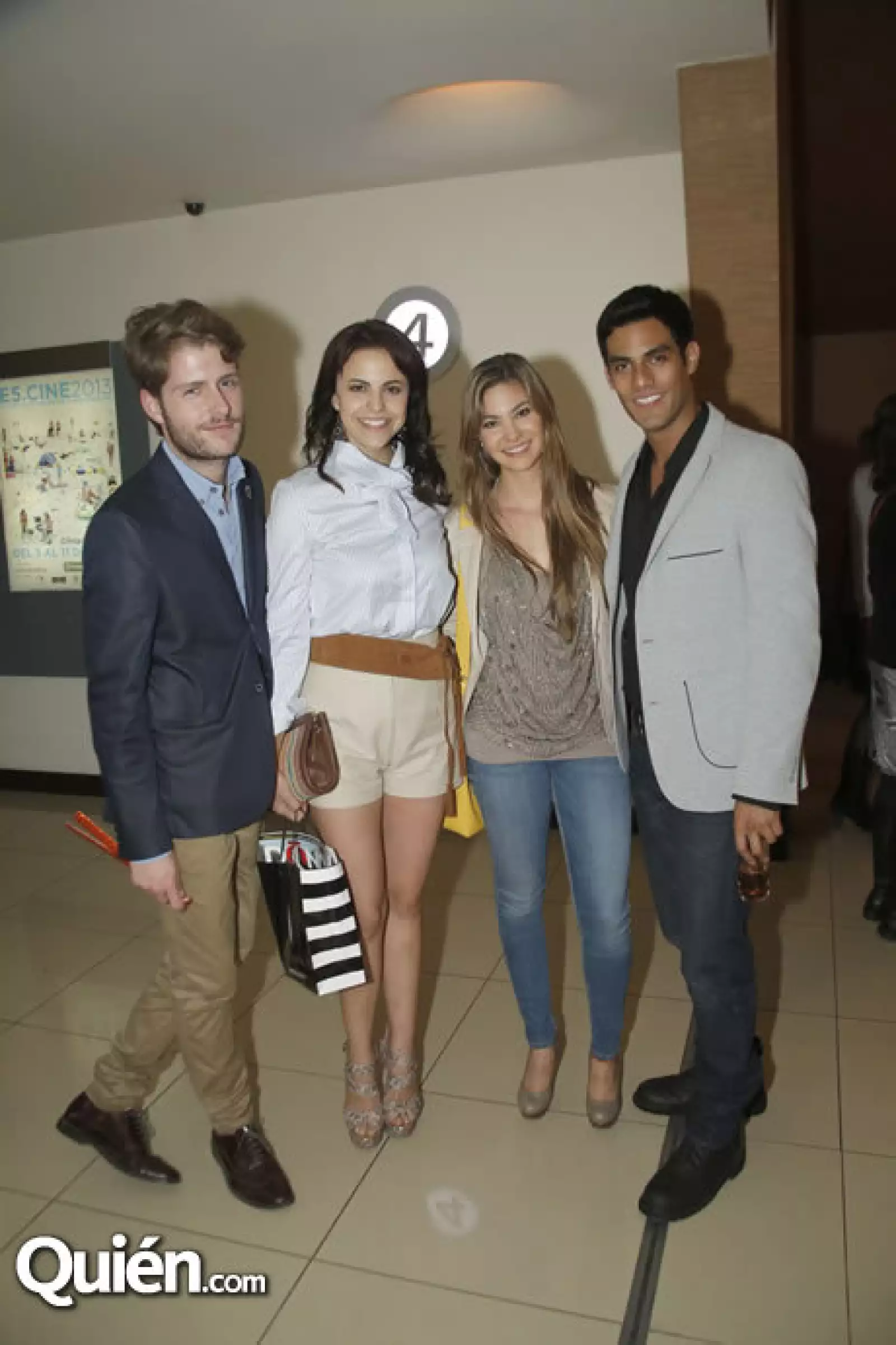 Pedro Nieto, Alejandra Ambrosi, Tsuria Díaz y Hugo Catalán