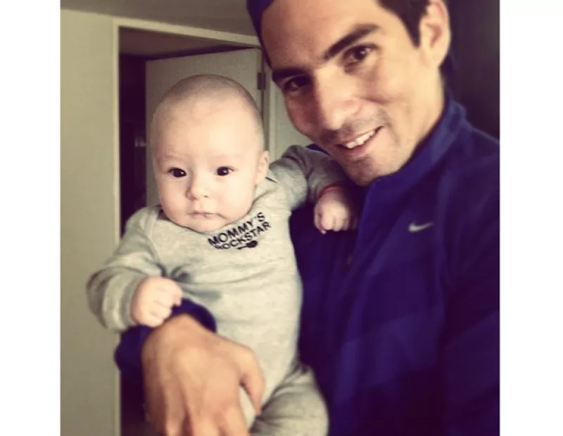 La conductora de televisión celebró los primeros cuatro meses de vida de su pequeño hijo Mateo.