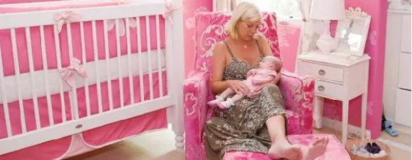 Stella, la hja de Tori Spelling y Dean McDermott, tiene un cuarto de princesa.