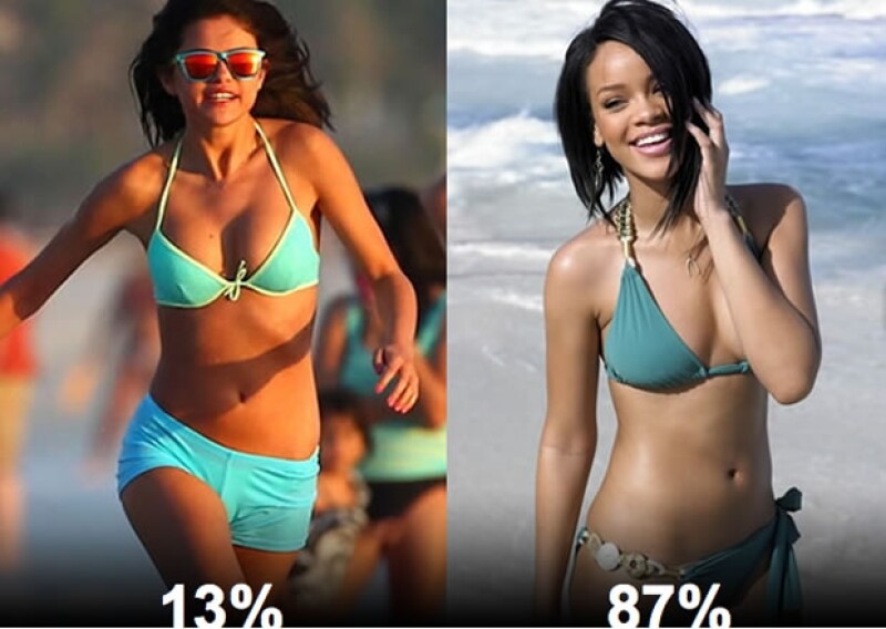 En la semifinal, Selena perdió con Rihanna.