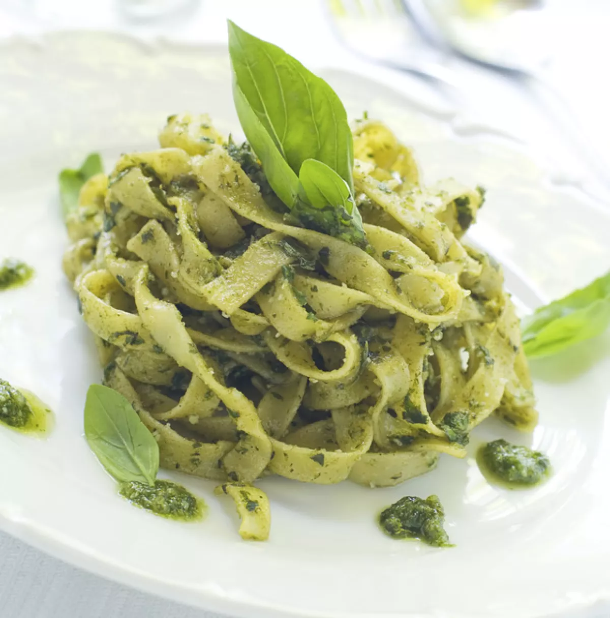 Pasta de aguacate y espinaca