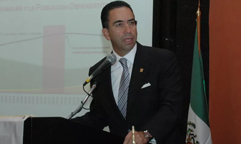 Javier Lozano, secretario del Trabajo, aseguró que en el IMSS se registraron 66,683 nuevos empleos. (Foto: Cortesía Secretaria del Trabajo)