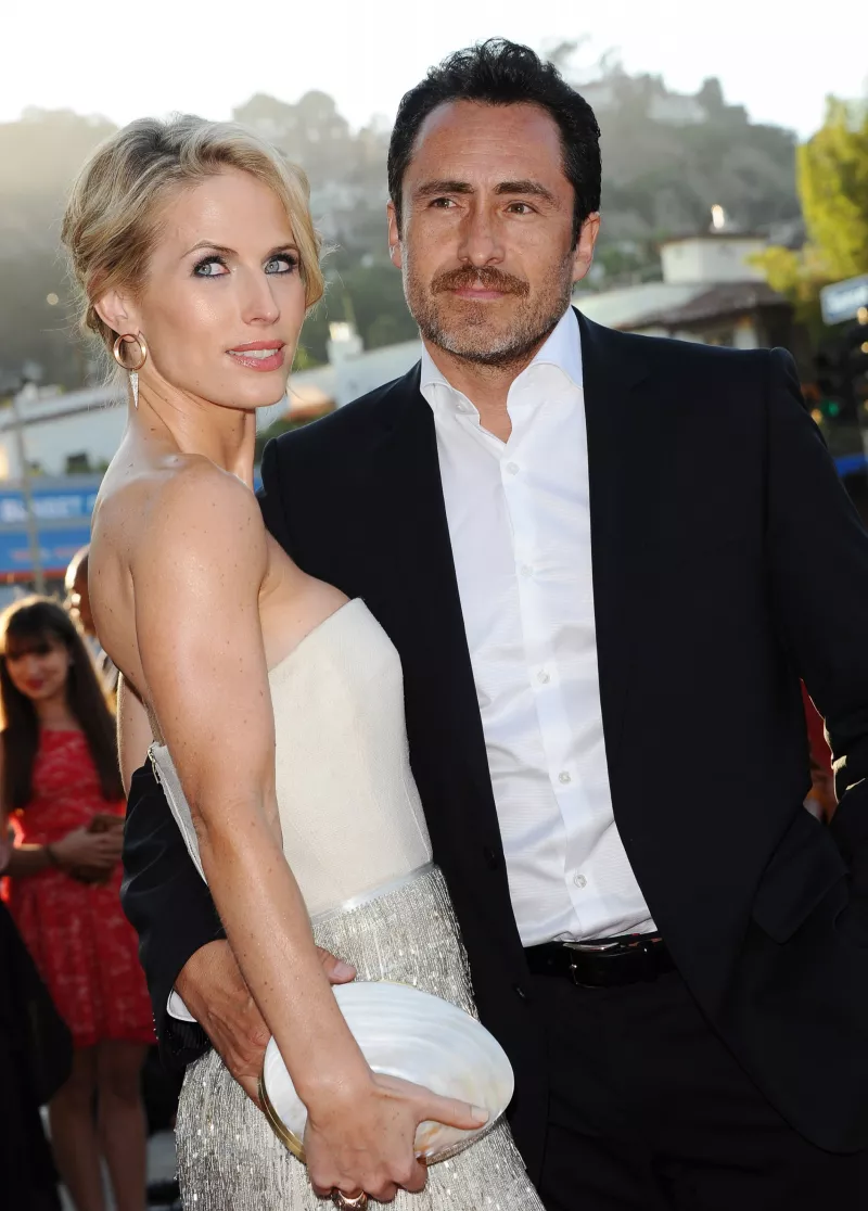 Demián Bichir y Stefanie Sherk