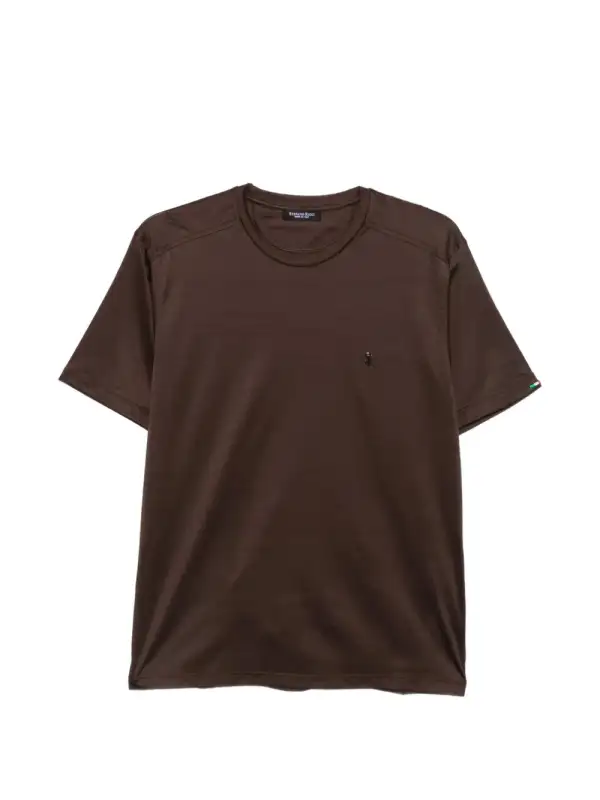 Camiseta con placa del logo
