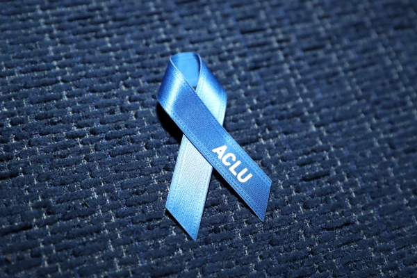 ACLU blue ribbon