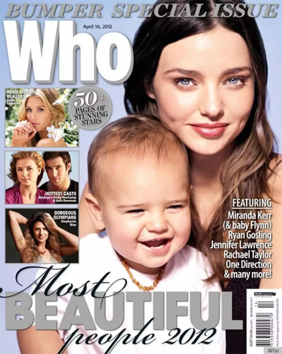 Miranda Kerr posó junto a su hijo para una revista australiana, siendo la primera vez que el bebé que tiene con Orlando Bloom posa para una publicación.