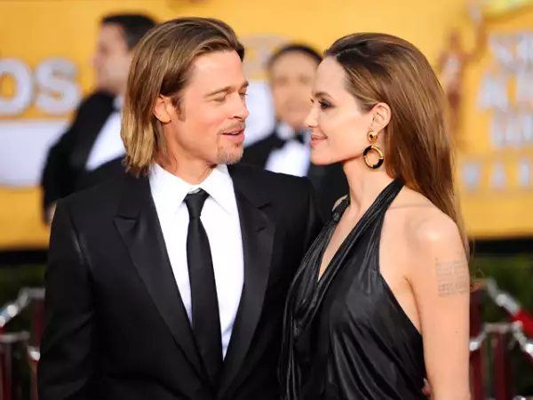 Brad Pitt y Angelina Jolie.