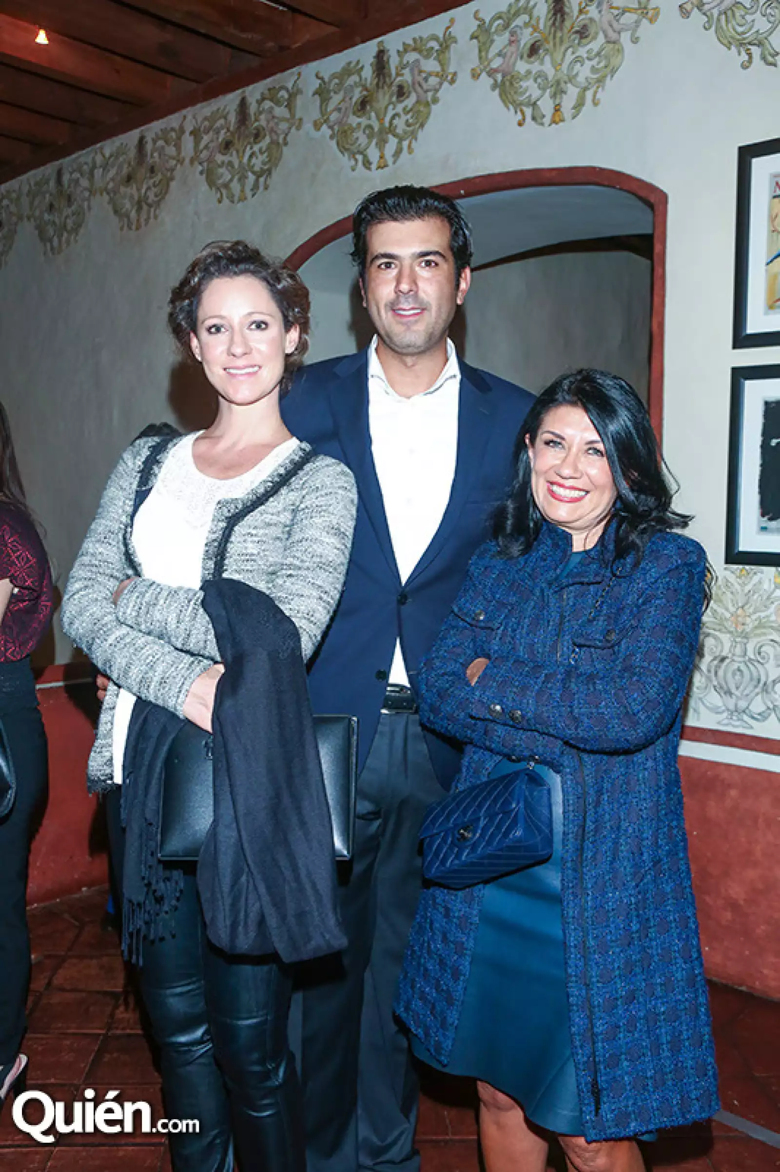 Andrea Estévez,José Miguel y Marta Mejía