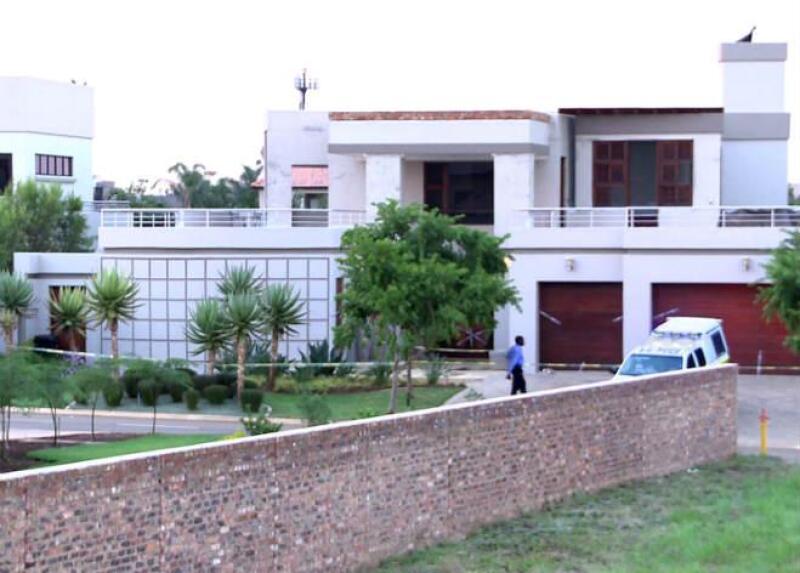 Casa de Oscar Pistorius en Pretoria, Sud�frica