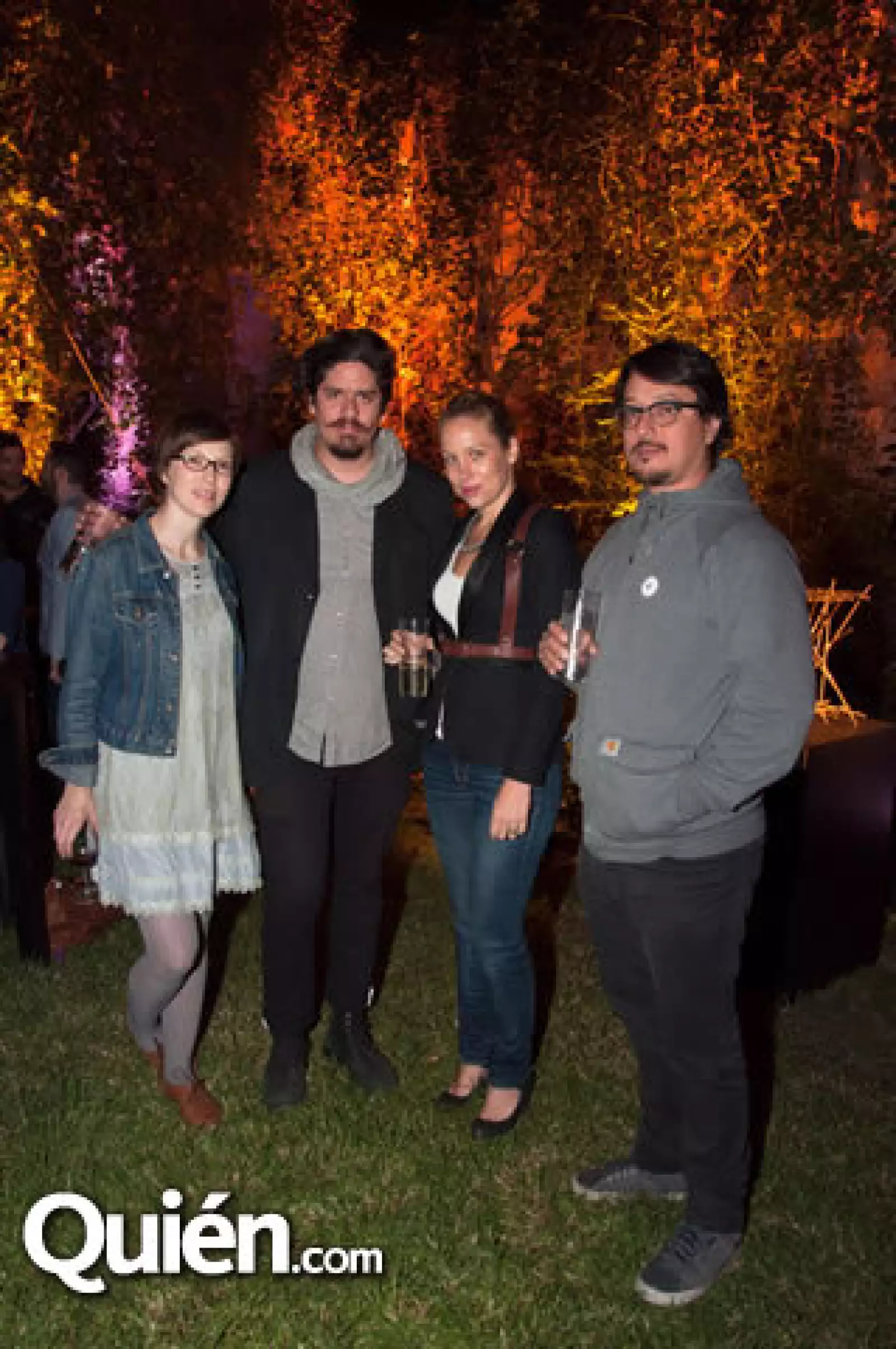 Joana Ruiz Galindo,Ricardo Cazado,Paula Amor y Malcolm llanos