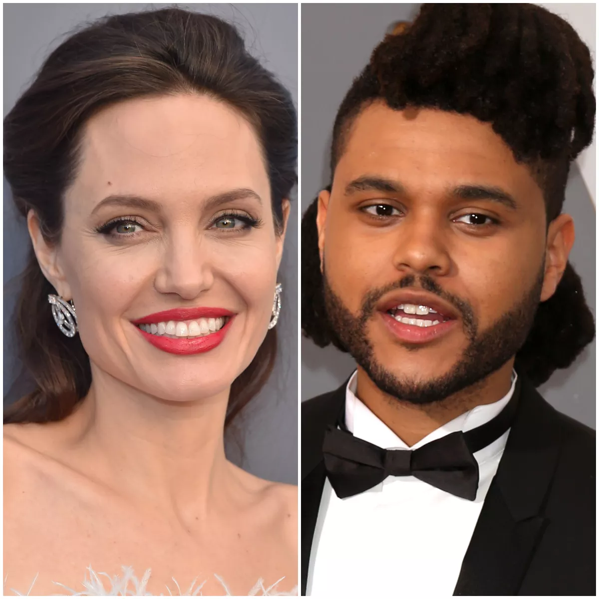 Angelina Jolie y The Weeknd