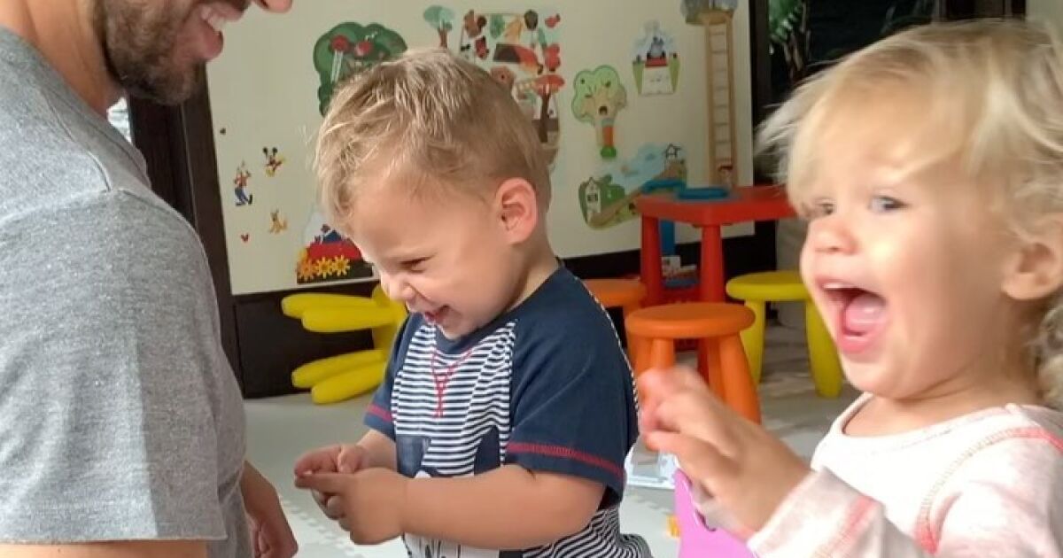 Enrique Iglesias da lección de cómo ser el papá más divertido