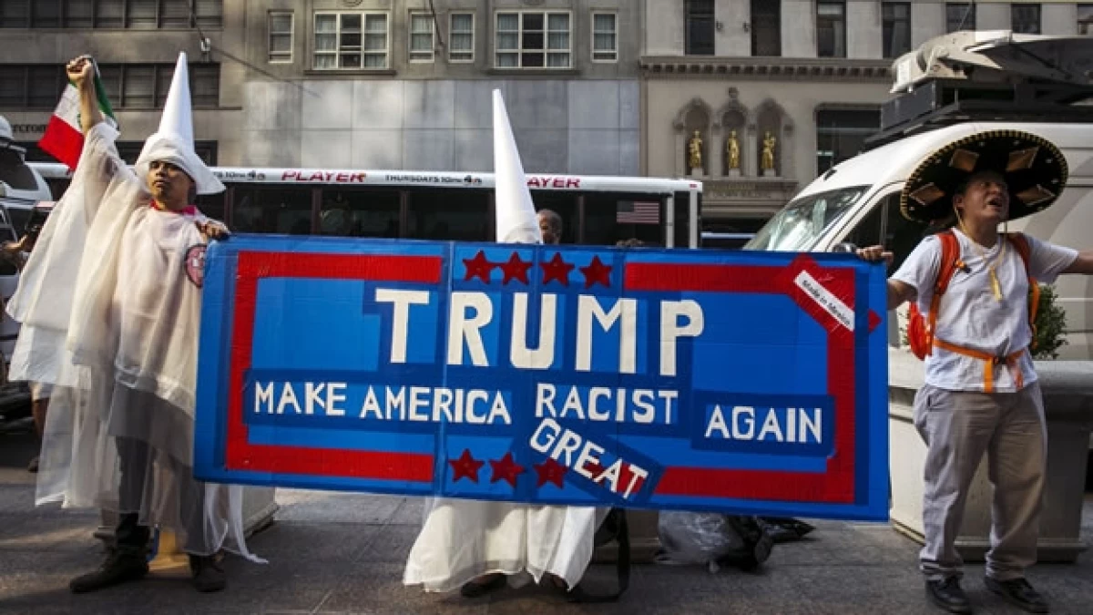 Los manifestantes que sufrieron golpes por parte del cuerpo de seguridad de Donald Trump el pasado 3 de septiembre