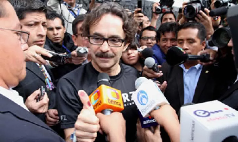 Gabriel Quadri también fue superado por Enrique Peña Nieto, quien obtuvo el 38.15% de la votación total.   (Foto: Notimex)