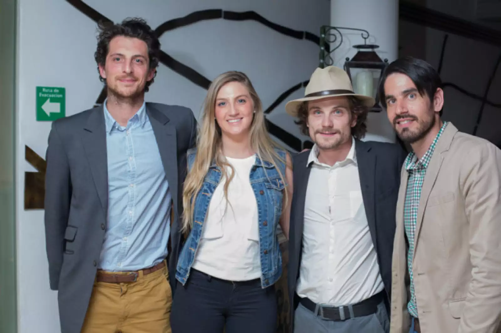 Tod Denager, Daniela Saltiel, Carl Duverger y Dan Rielak