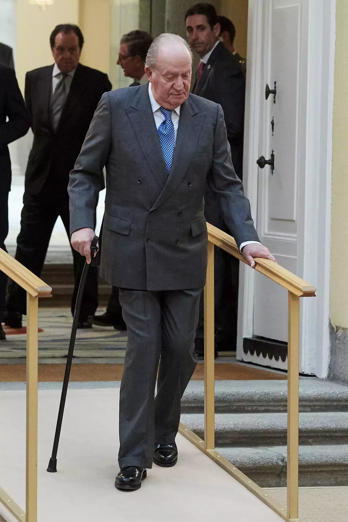 Spanish Royals Host An Audience To The Advisory Council Of The General Courts For The Commemoration Of The 40th Anniversary Of Spanish Constitution