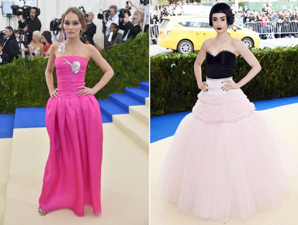 Lily-rose depp y lilly collins