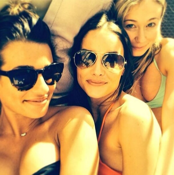 Según compartió la actriz de Glee, sus amigas han sido gran apoyo tras la muerte de Cory Monteith