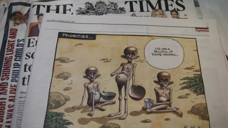 Murdoch - cartón político - Times