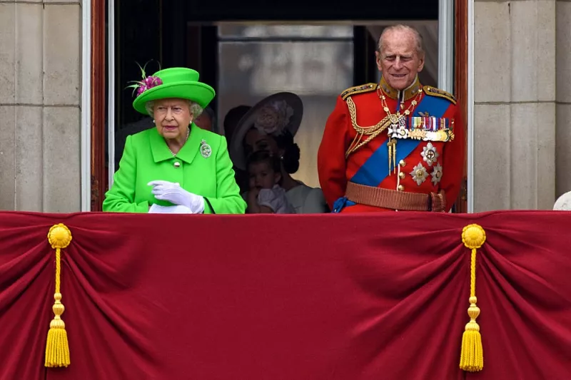 Reina Isabel II y el duque de Edimburgo