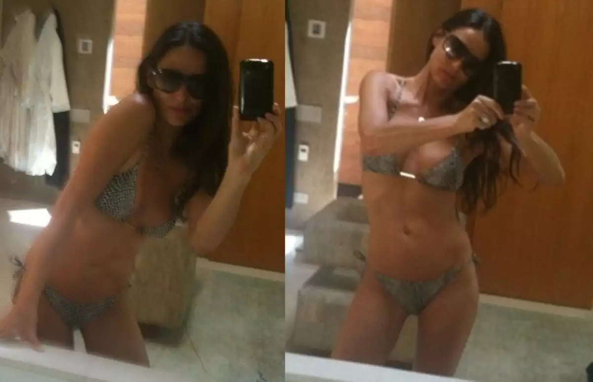 La actriz de 47 años es una de las celebridades más populares en la red social, y no dudó en mostrar a sus seguidores su esbelta figura en traje de baño.