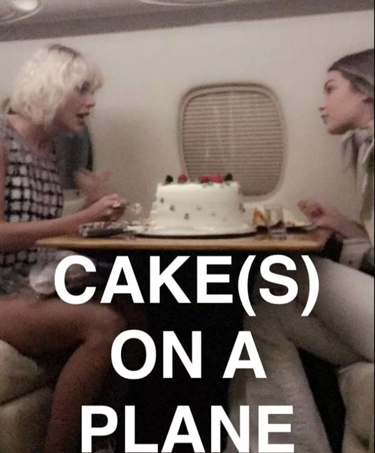 Taylor celebró el cumpleaños de la modelo en un jet, cuando se dirigían a Coachella.
