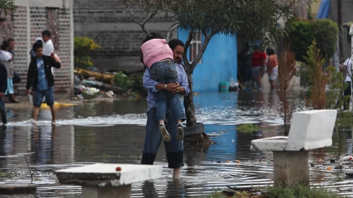 Inundación en Ecatepec