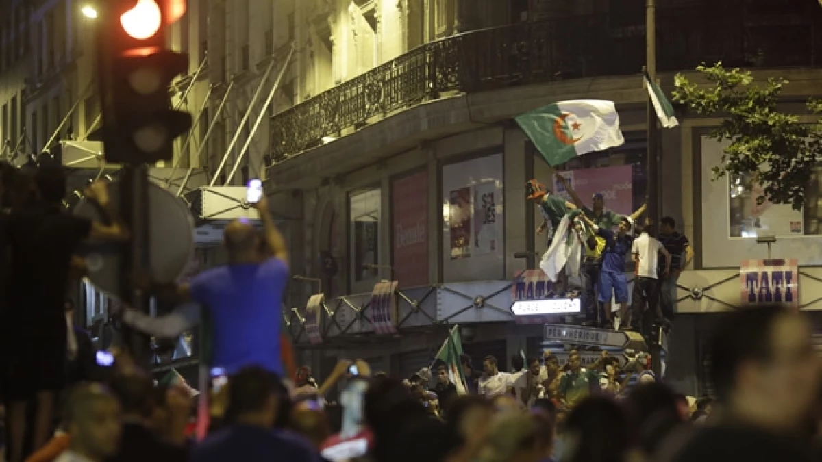 Argelia festejos en Francia