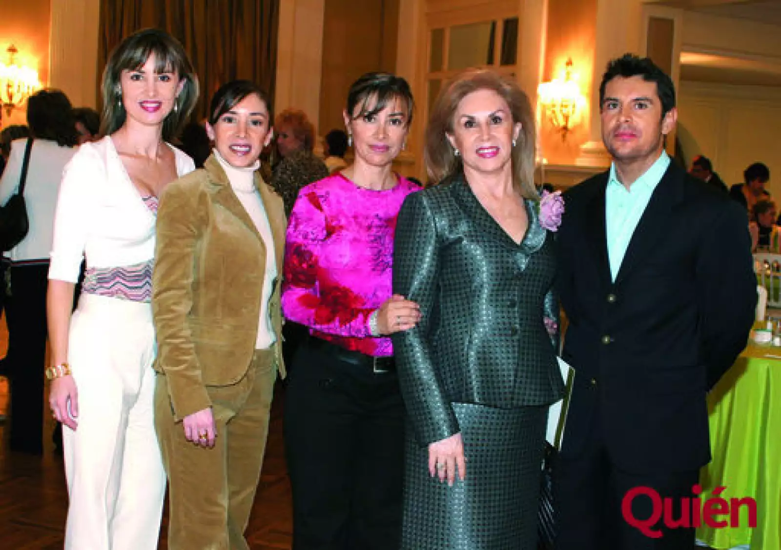Lorena Gama de Kniestedt, Alejandra Gama de Herrera, Lucila Gama de Cisneros, Lucila Araico Flores, Jorge Gama Araico