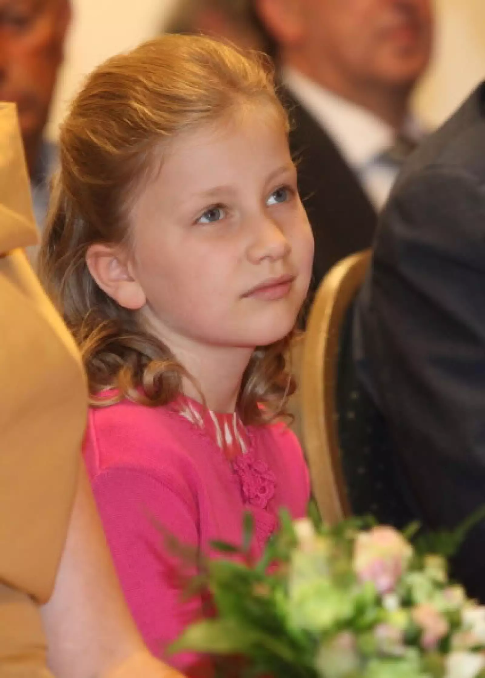 El día de mañana esta niña podrá ser Reina de los Belgas.