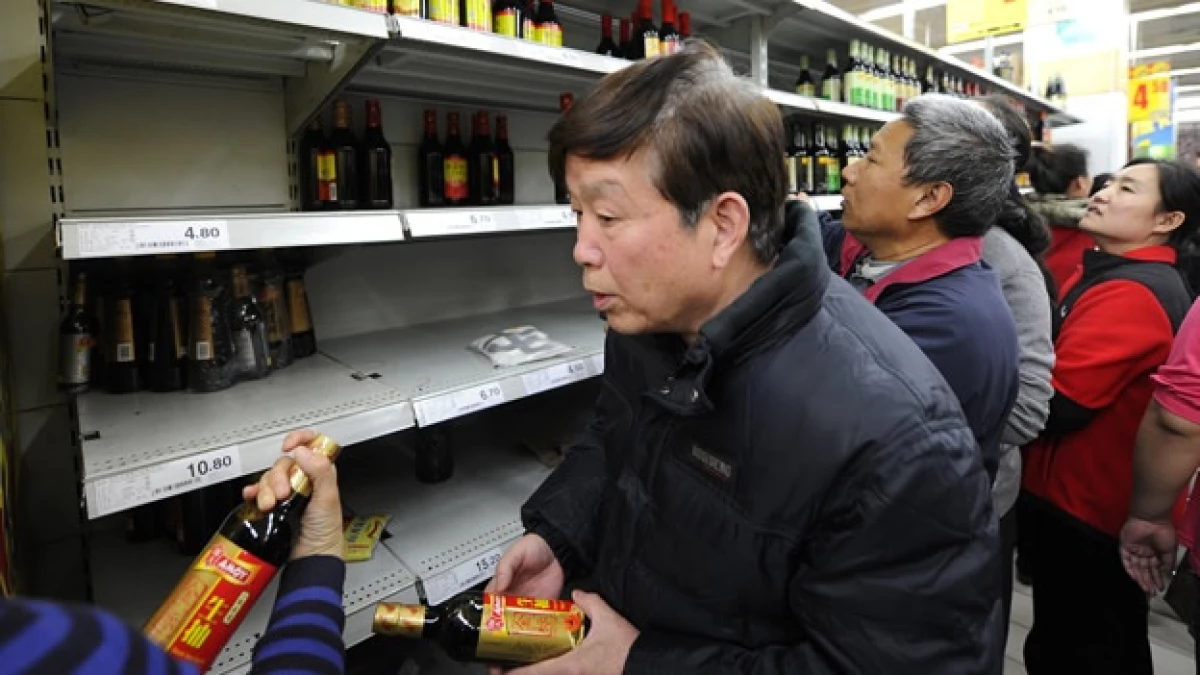 china - escasez sal