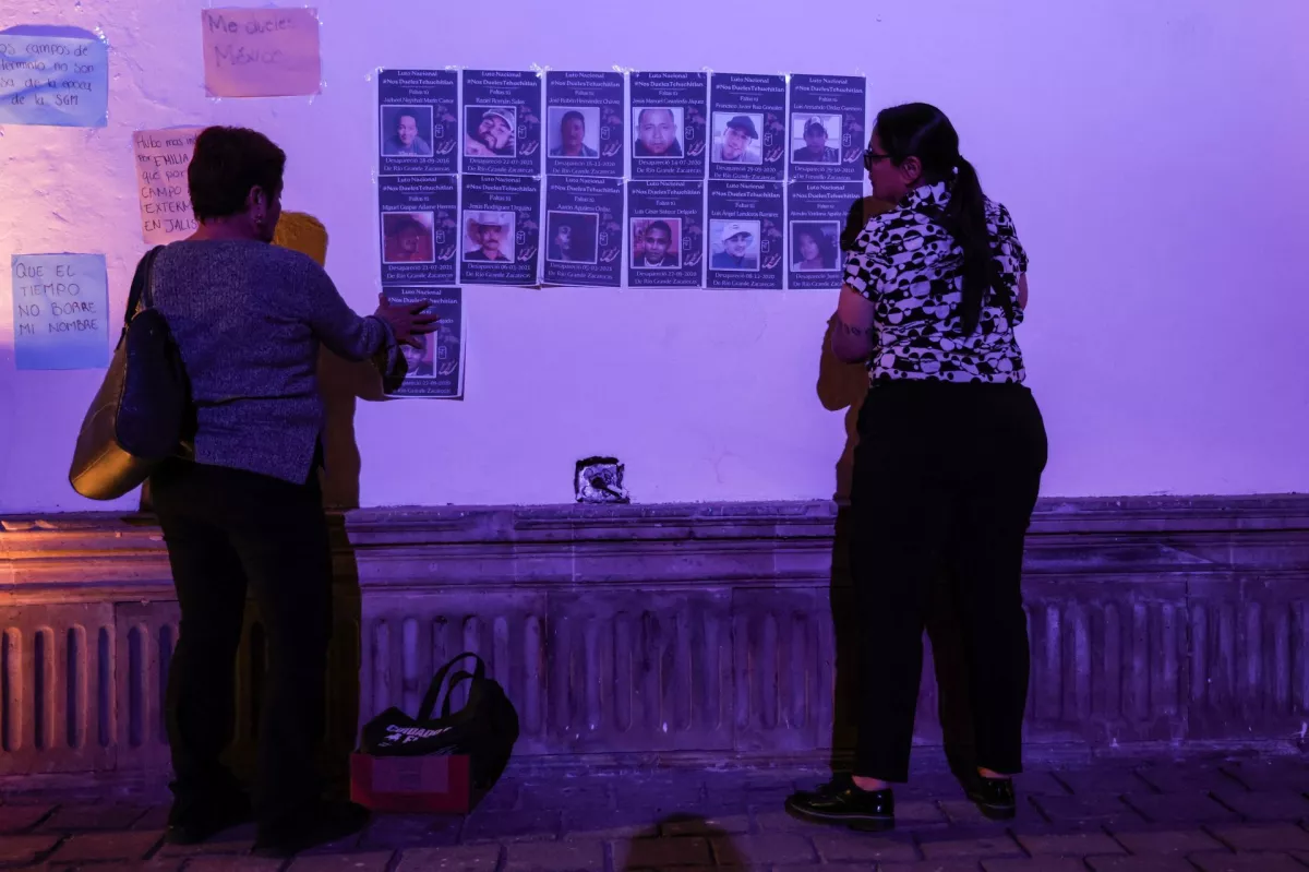 Manifestación Zacatecas Fosas Teuchitlán