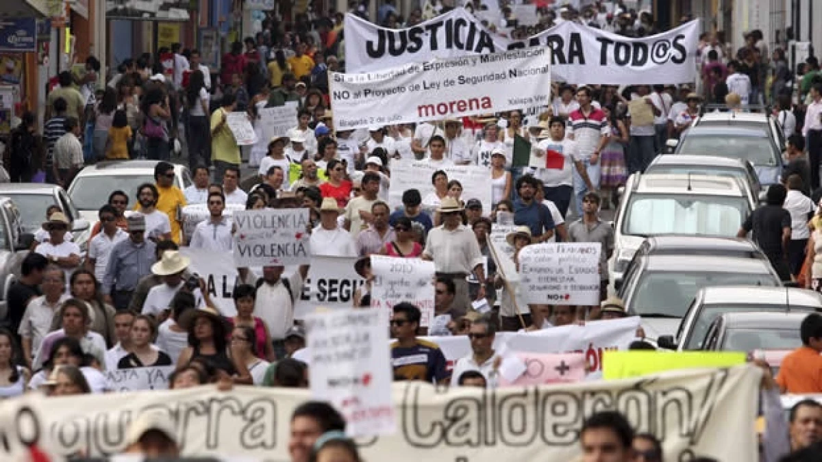 marcha por la paz en xalapa