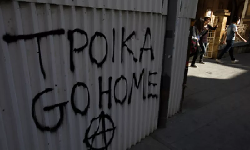 Queda en duda un rescate internacional al atribulado miembro de la zona euro. (Foto: AP)