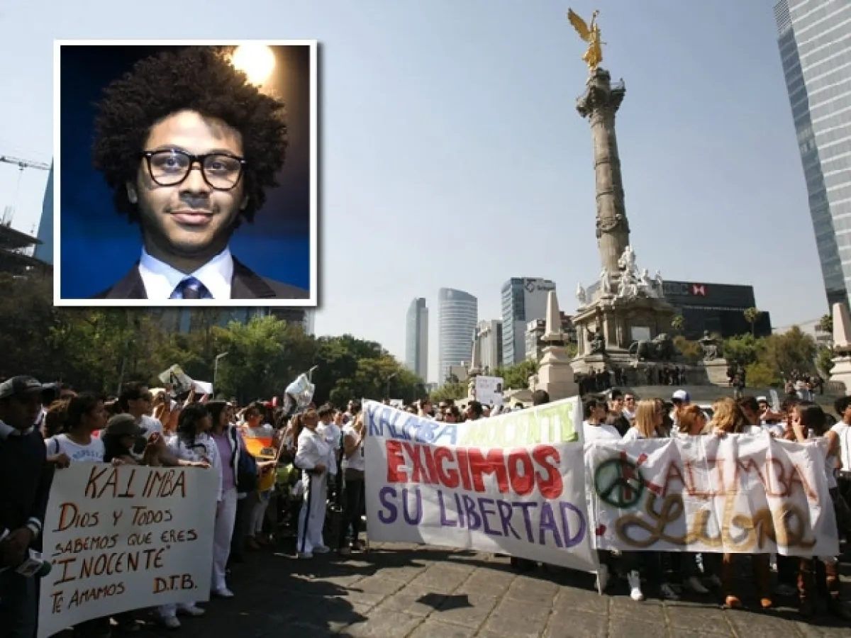 La marcha en apoyo a Kalimba se convocó vía Twitter.