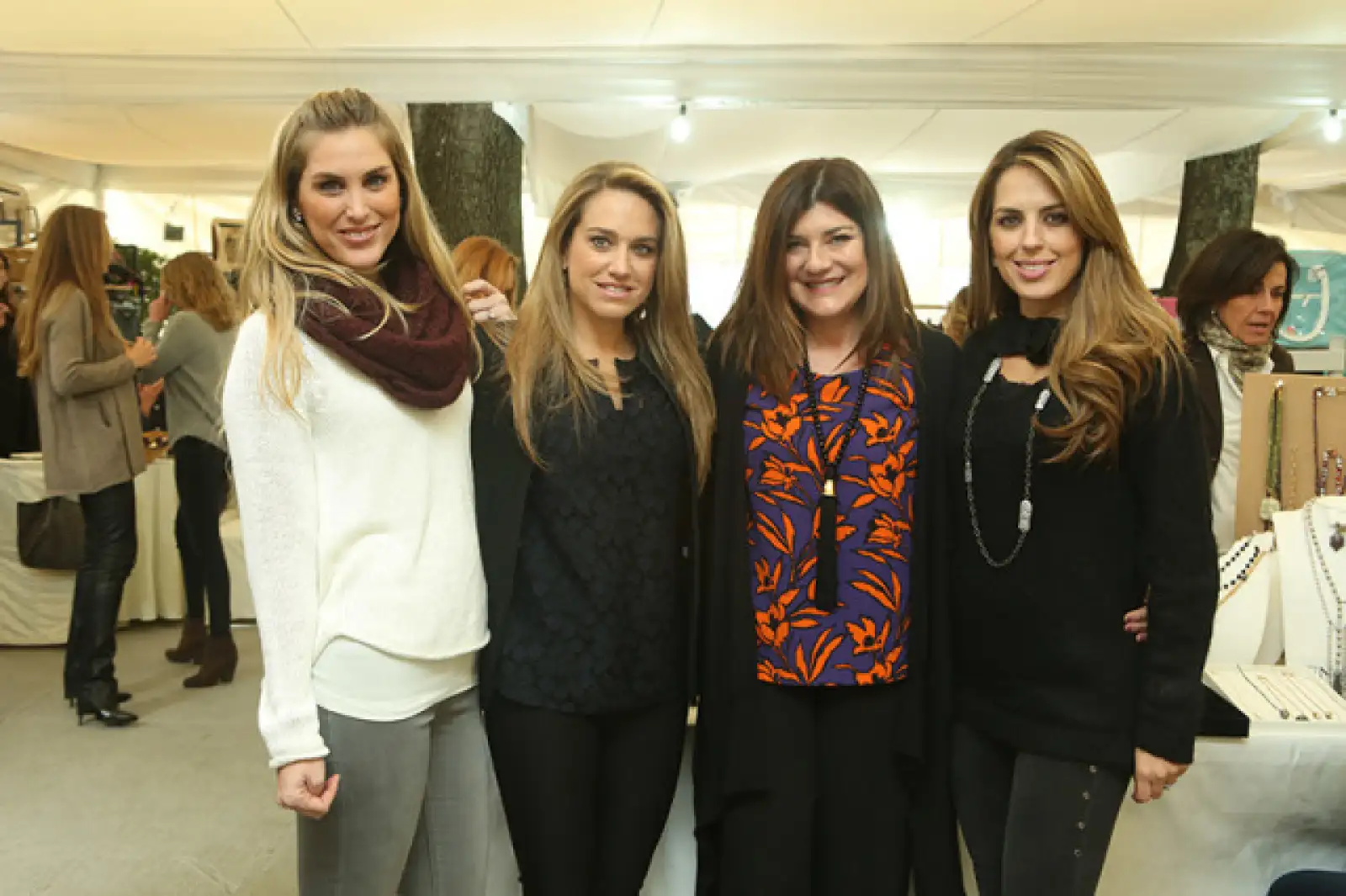 Andrea Coppel, Guera Isaac, Victoria Cursio y Lorena Nieto