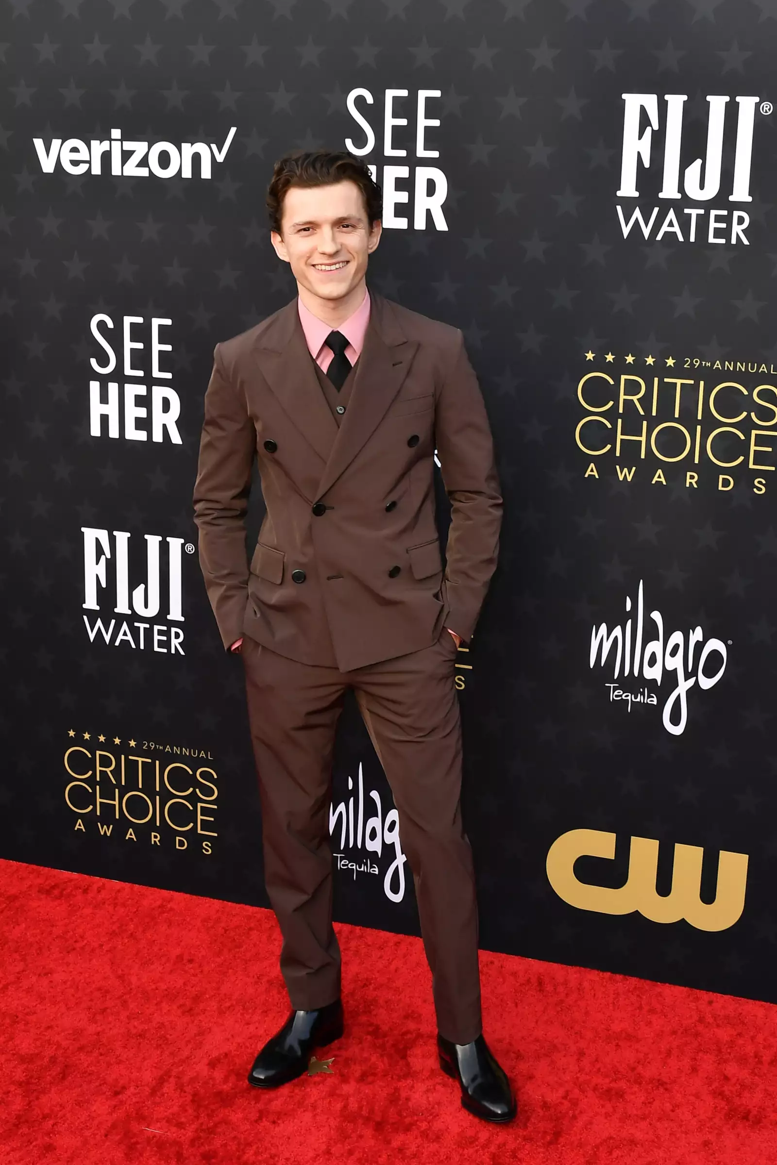 29th Annual Critics' Choice Awards, Arrivals, The Barker Hangar, Los Angeles, California, USA - 14 Jan 2024