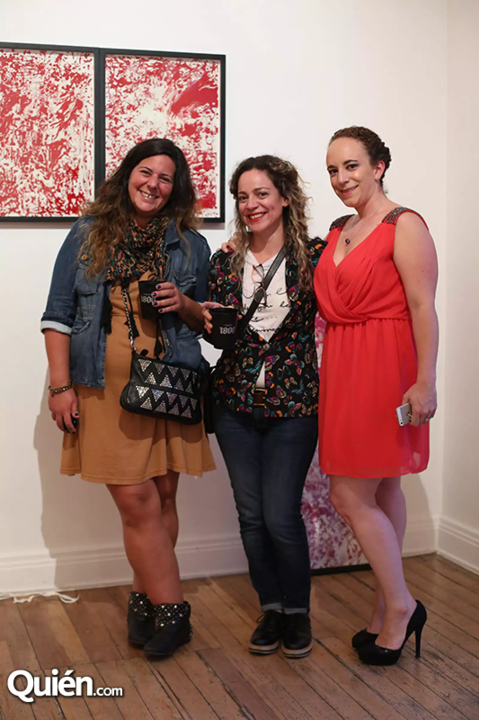 Agustina Rey, María Juliana González y Ana Cristina Ortego