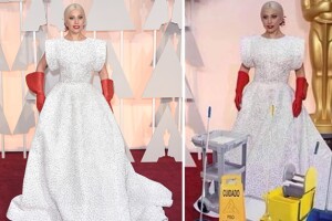 Lady Gaga en los Oscar 2015.