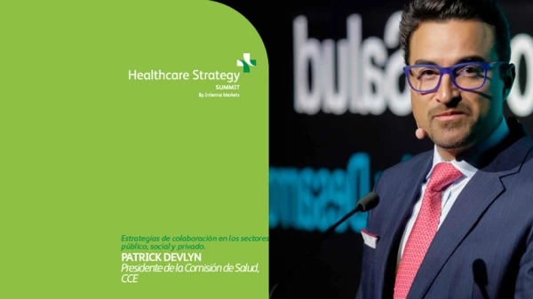 Patrick Devlyn, presidente de la Comisión de Salud del CCE.