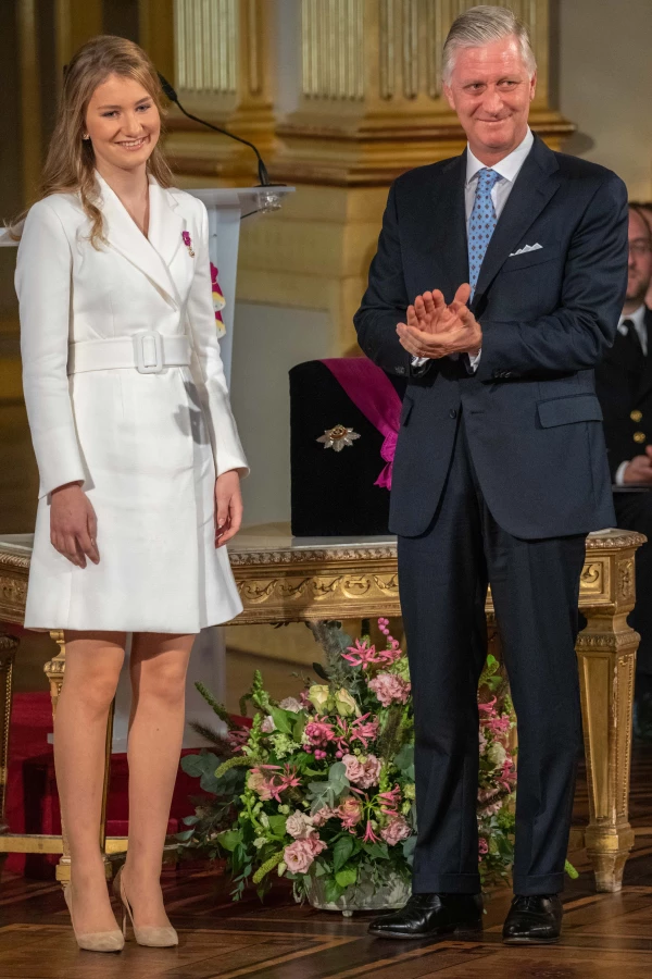 Princesa Elisabeth y rey Felipe de Bélgica