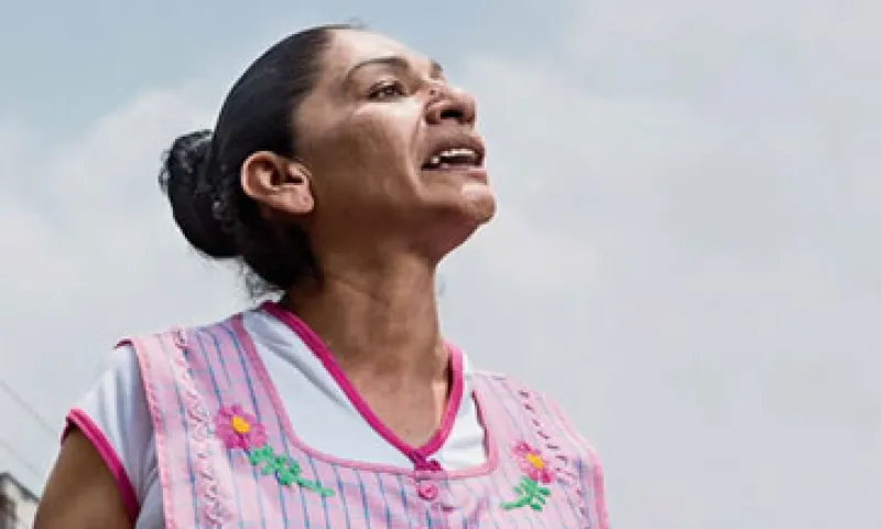 Lourdes Ruiz, conocida como La verdolaga enmascarada, es campeona nacional de albures desde 1997. Hace cinco años imparte diplomados. (Foto: Jesús Almazán / Expansión)