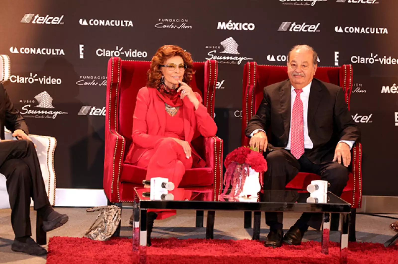 Sophia Loren,Carlos Slim