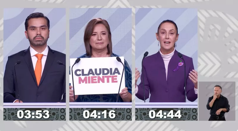 Los candidatos a la Presidencia participaron en el tercer y último debate.