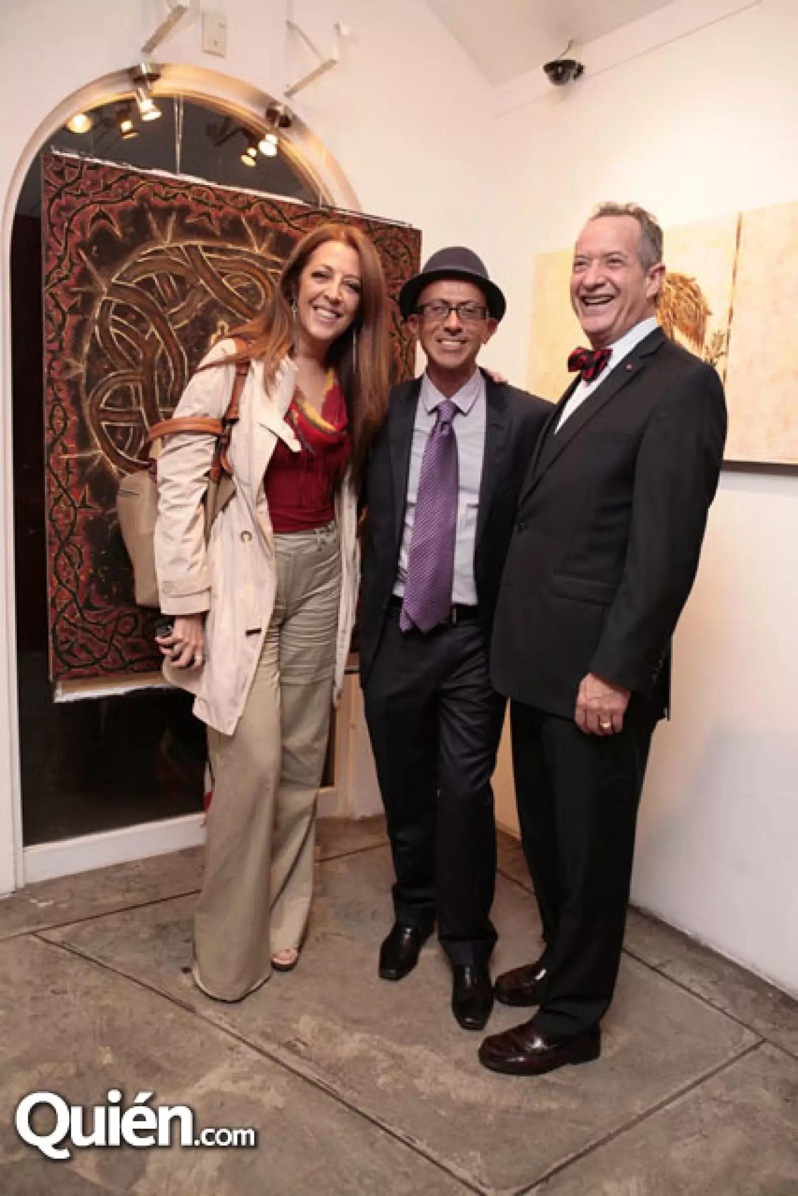 Mónica Mc Kelligan, Óscar Román y Alfonso Zermeño