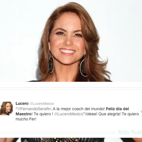 Aunque Lucero no mandó mensaje, sí agradeció la felicitación que recibió.