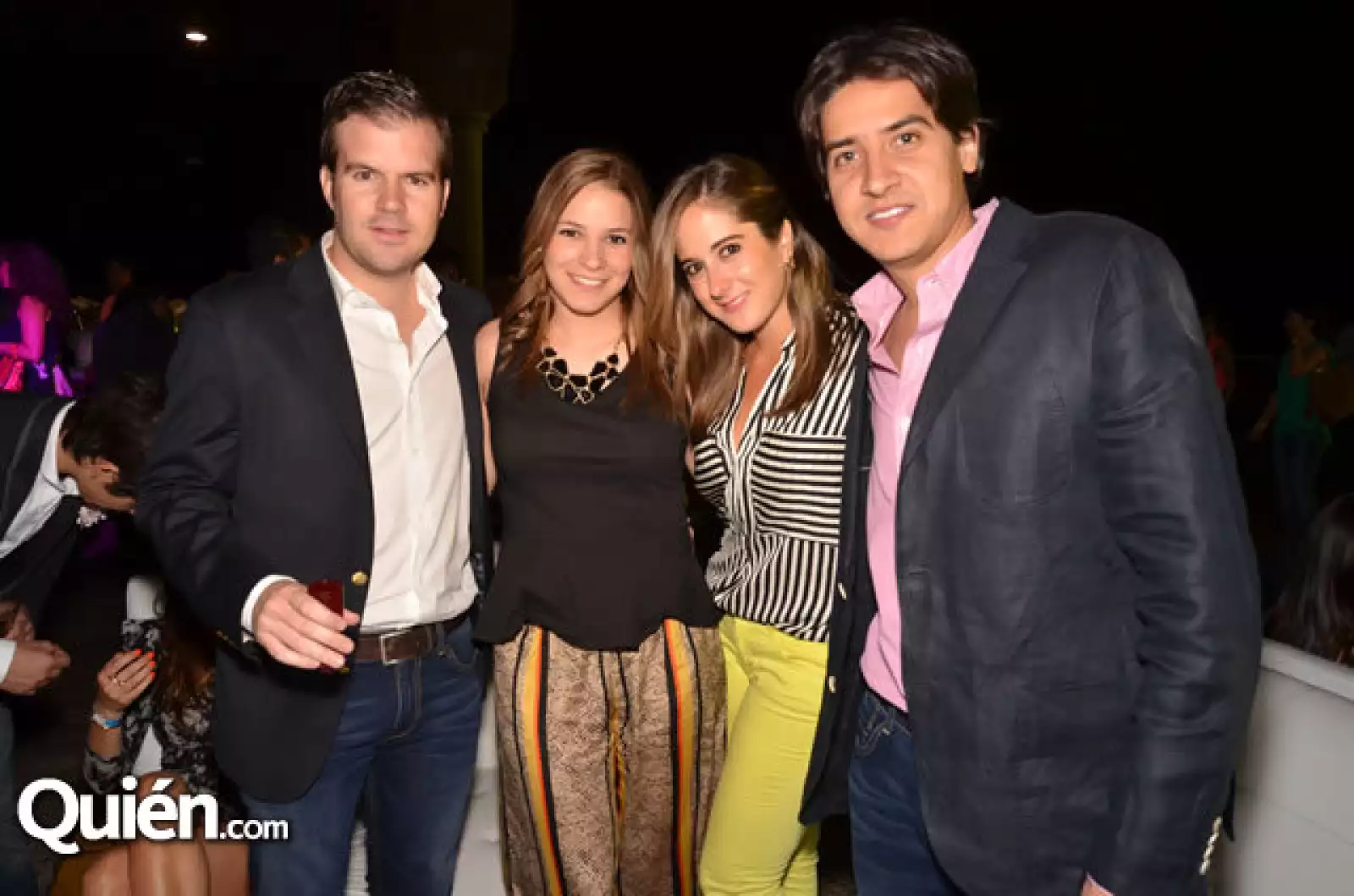 Santiago Silva, Diana Moreno, Renata González y Álvaro Mora