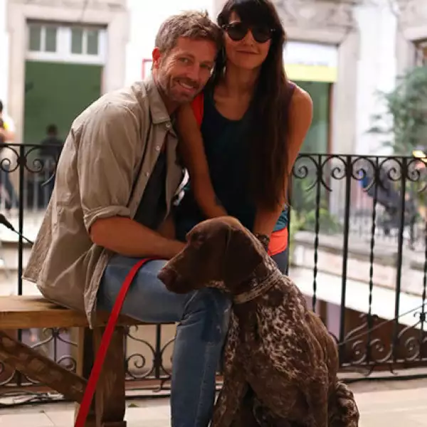 Martijn Kulper y Maky Martinez con Draco